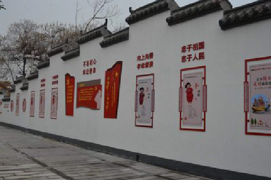 汶川墙体彩绘-乡村文化墙