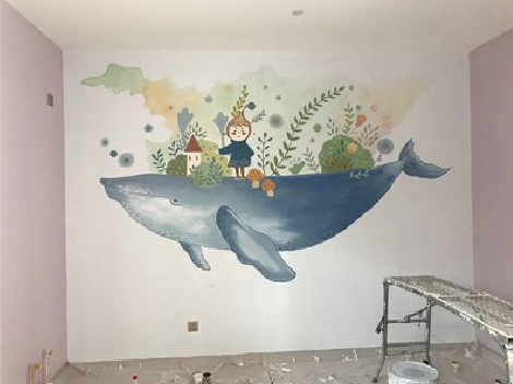 汶川手绘墙的特点及优势。